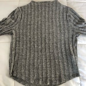Charlotte Russe mock neck fitted sweater